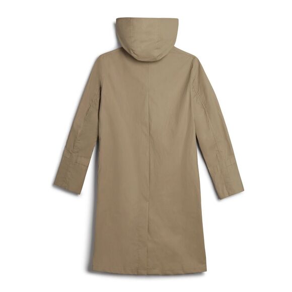 JANE POST $695 ITALIAN MACK RAINCOAT- tan women's XS NWT - Picture 5 of 5
